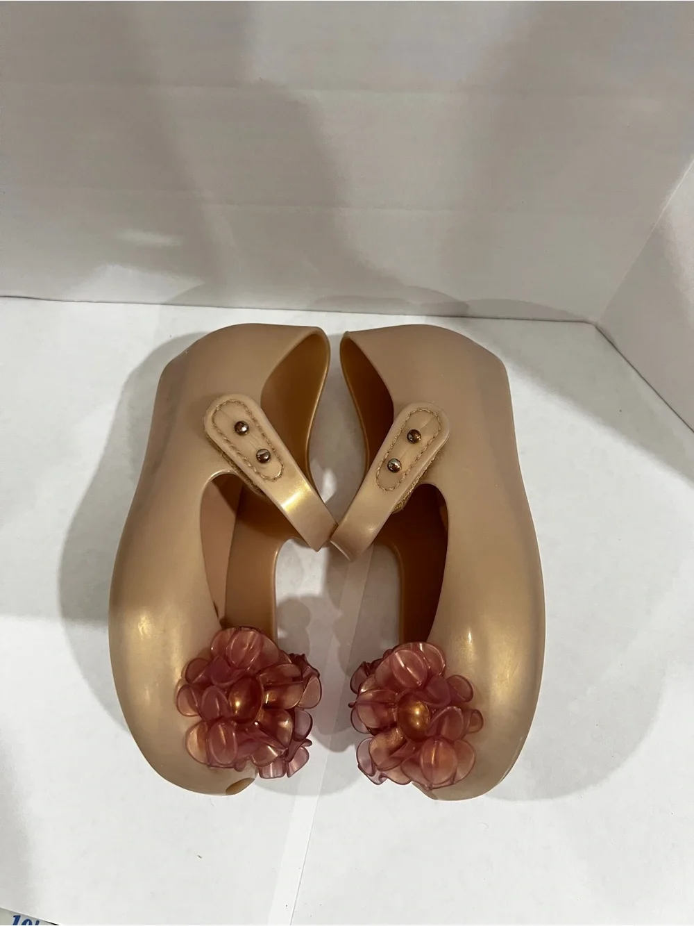 Mini Melissa Ultragirl Springtime Pearly Pink Girls kids Size 9 Waterproof Comfy